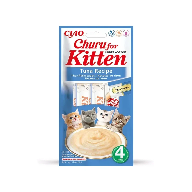 Churu Kitten Thon – Sticks crémeux pour chatons – DDM passée – Les Disgracieux
