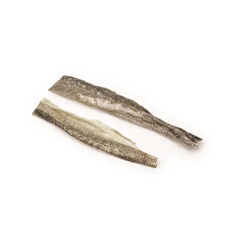 Lanière de peau de cabillaud – Mastication gourmande pour chiens