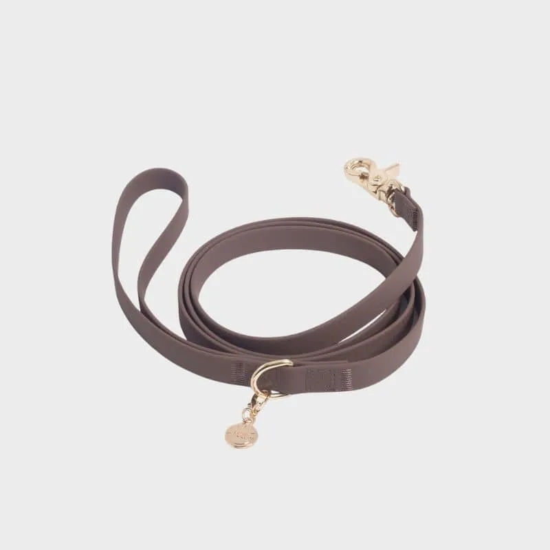 LAISSE POUR CHIEN WATERPROOF - MARRON ESPRESSO