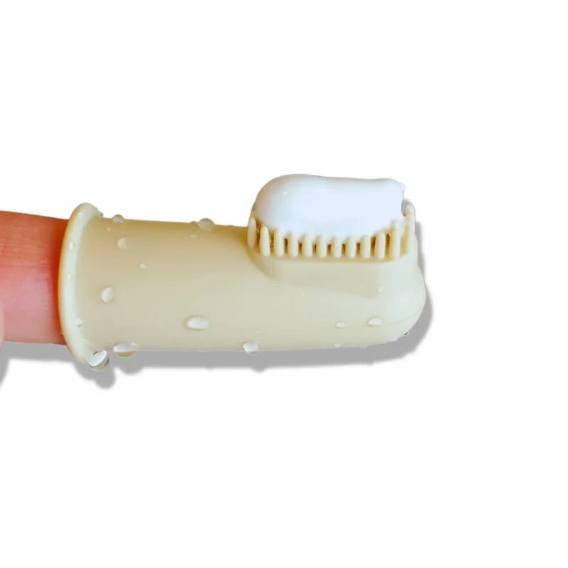 BROSSE À DENT DOIGTIER POUR CHIEN