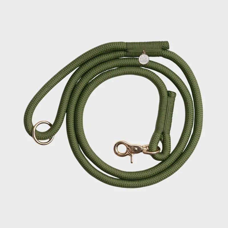 LAISSE EN CORDE POUR CHIEN - VERT