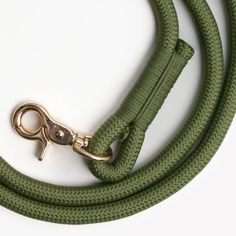 LAISSE EN CORDE POUR CHIEN - VERT