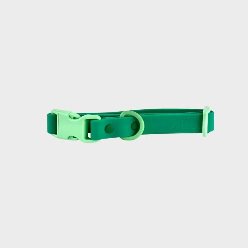 COLLIER POUR CHIEN WATERPROOF - BICOLORE VERT