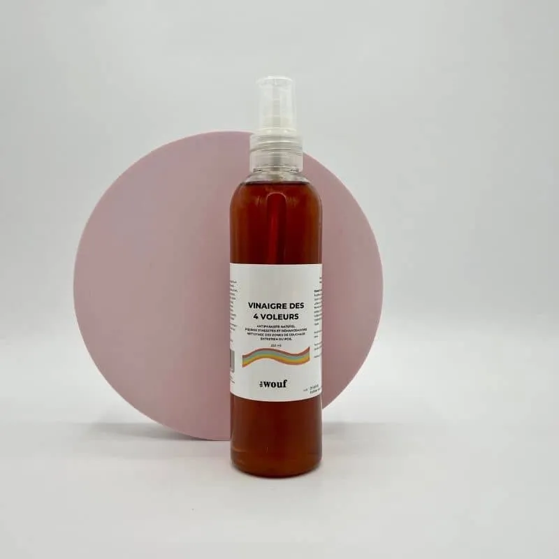 VINAIGRE DES 4 VOLEURS - ANTIPARASITAIRE NATUREL POUR CHIEN ET CHAT