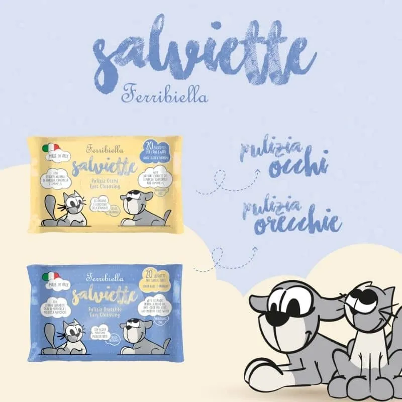 LINGETTES NETTOYANTES POUR LES YEUX - POUR CHIEN ET CHAT