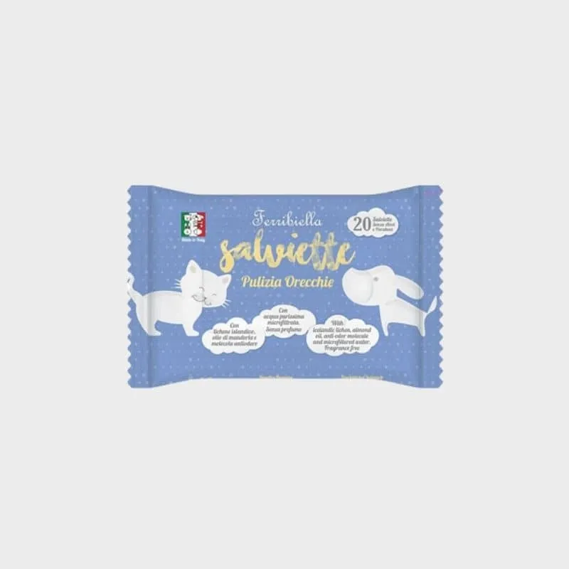 LINGETTES NETTOYANTES POUR LES OREILLES - POUR CHIEN ET CHAT