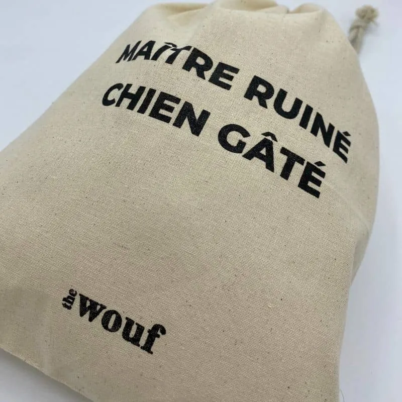 POCHETTE THE WOUF "MAÎTRE RUINÉ CHIEN GÂTÉ"