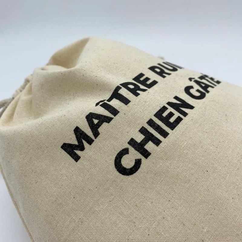 POCHETTE THE WOUF "MAÎTRE RUINÉ CHIEN GÂTÉ"