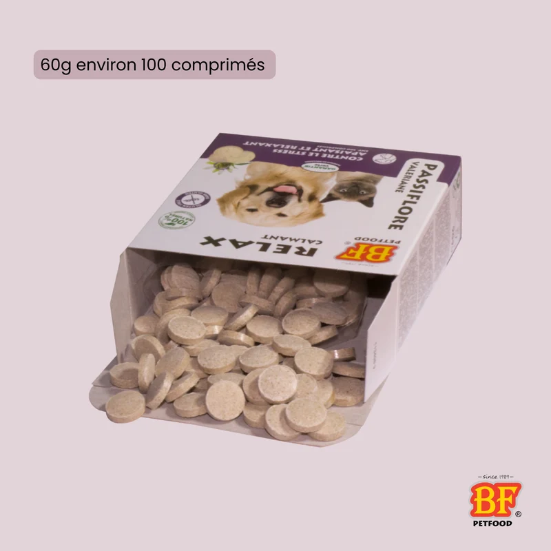 Relax comprimés calmant pour chien et chat
