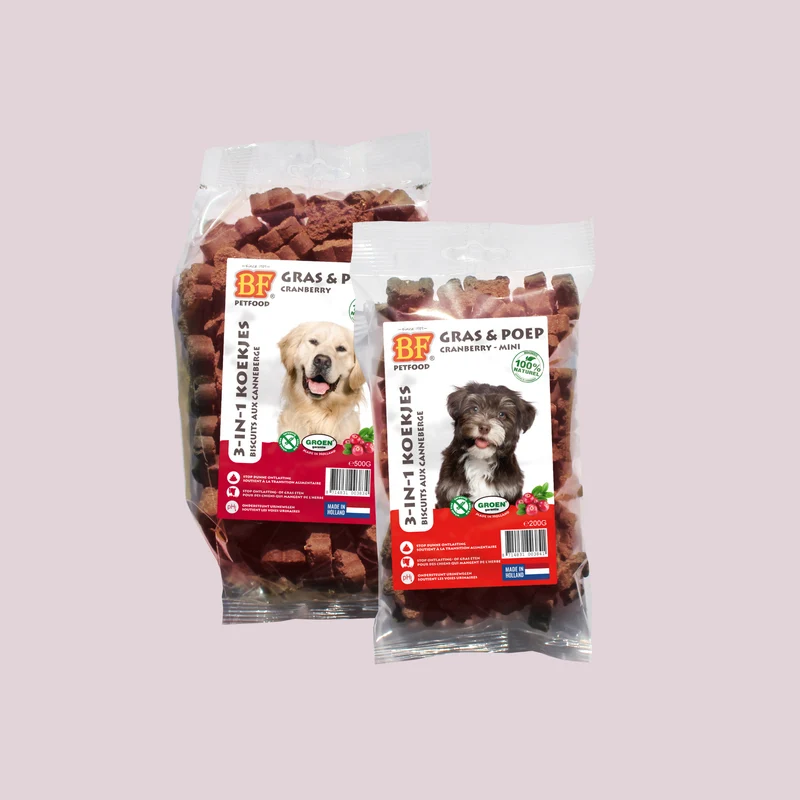 Biscuits cranberry pour chien