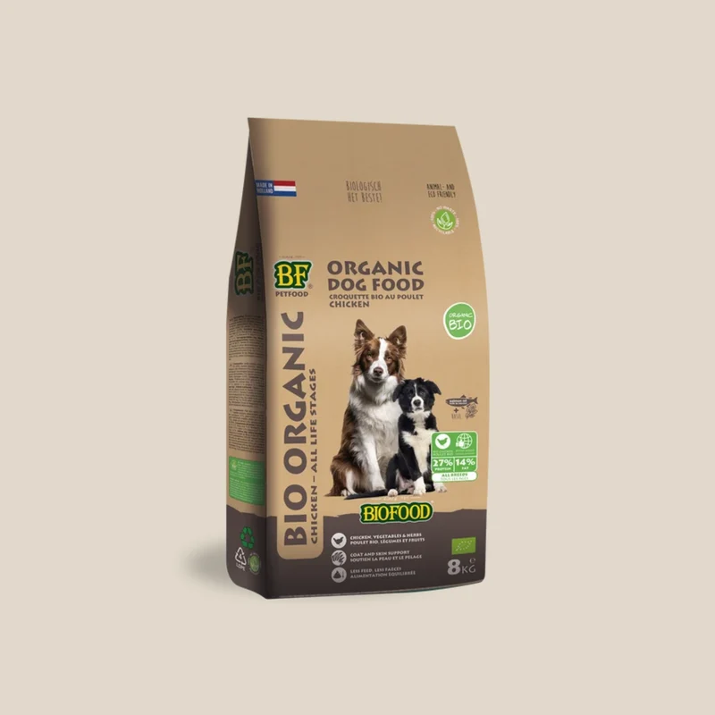 Croquettes BIO au poulet pour chien