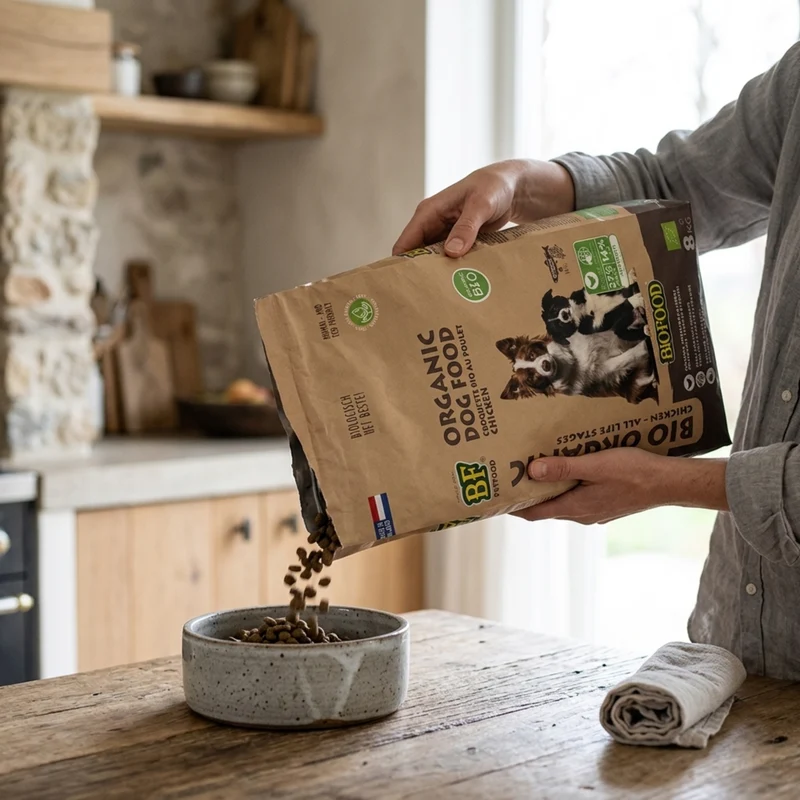 Croquettes BIO au poulet pour chien