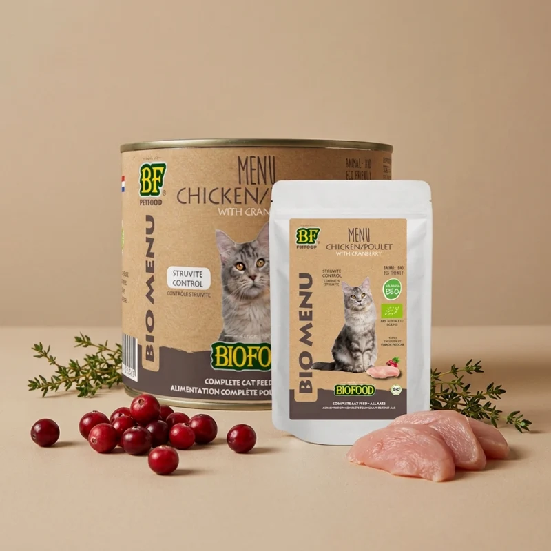 Pâtée BIO au poulet pour chat