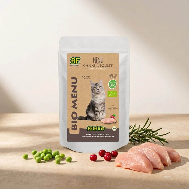 Pâtée BIO au poulet pour chat
