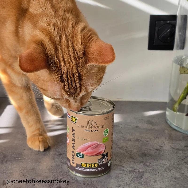 100% viande de poulet BIO pour chien et chat