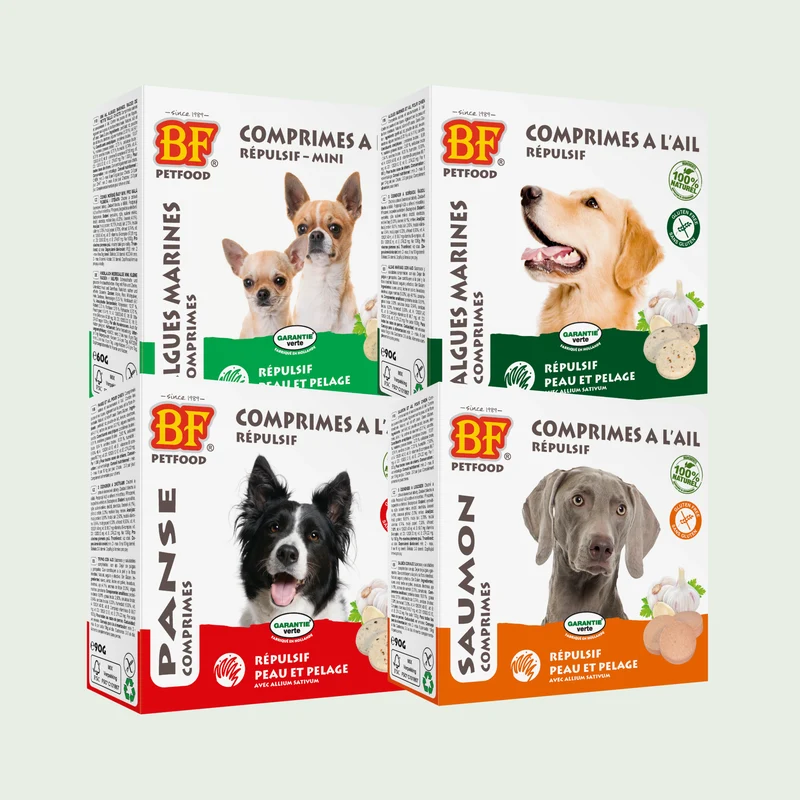 Comprimés répulsifs parasites pour chien