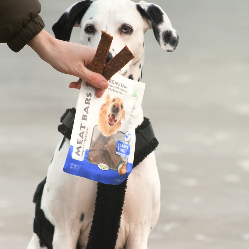 Lamelles de viande séchée à l’oie pour chien