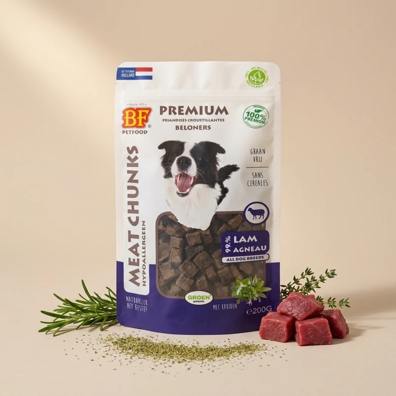Friandises éducation sans céréales à l'agneau pour chien