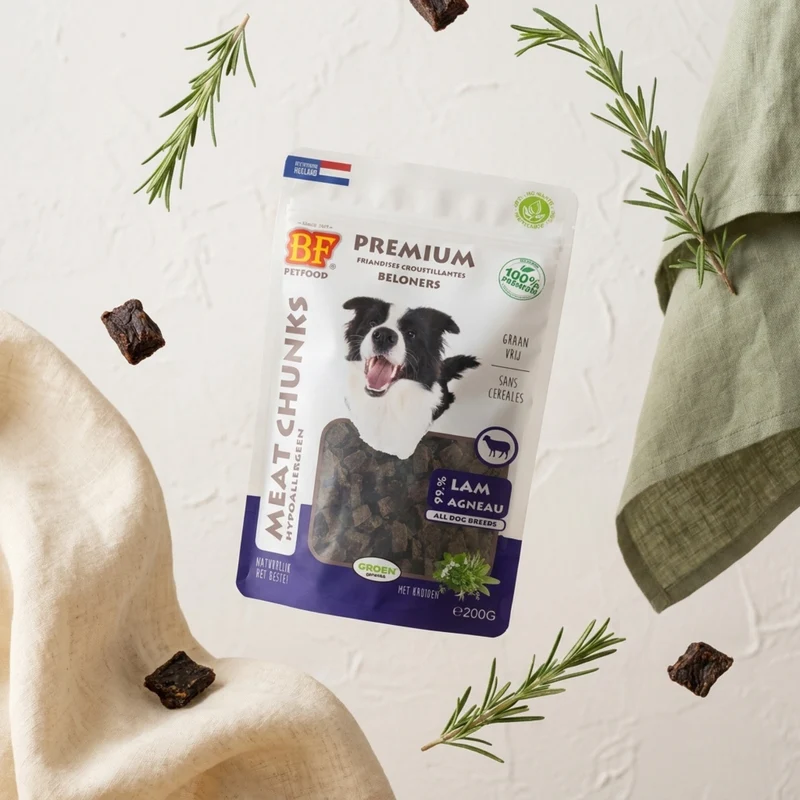 Friandises éducation sans céréales à l'agneau pour chien