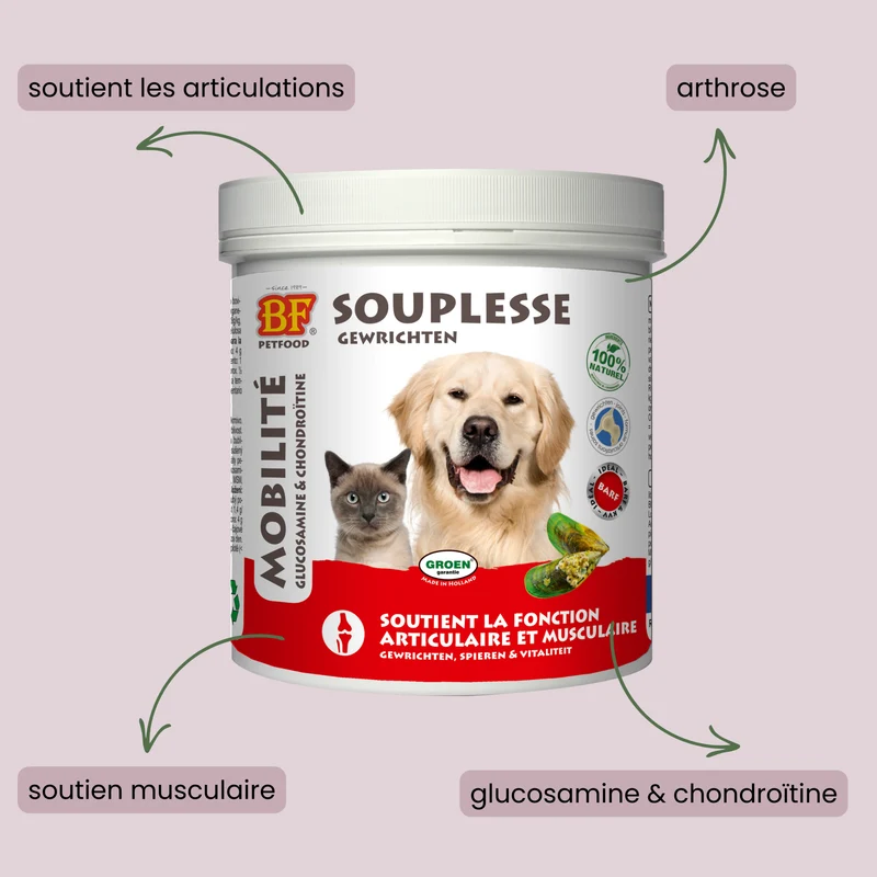 Herbes Souplesse articulaire pour chien et chat