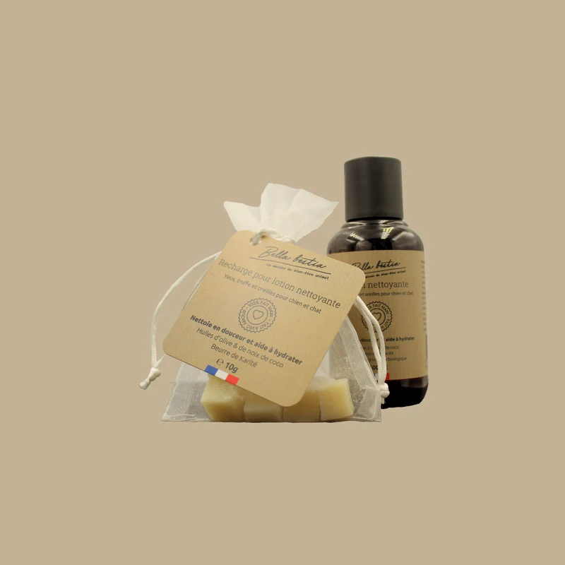 Lotion soin des yeux pour chien et chat