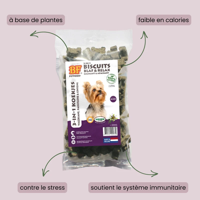 Biscuits relax pour chien calmants et apaisants