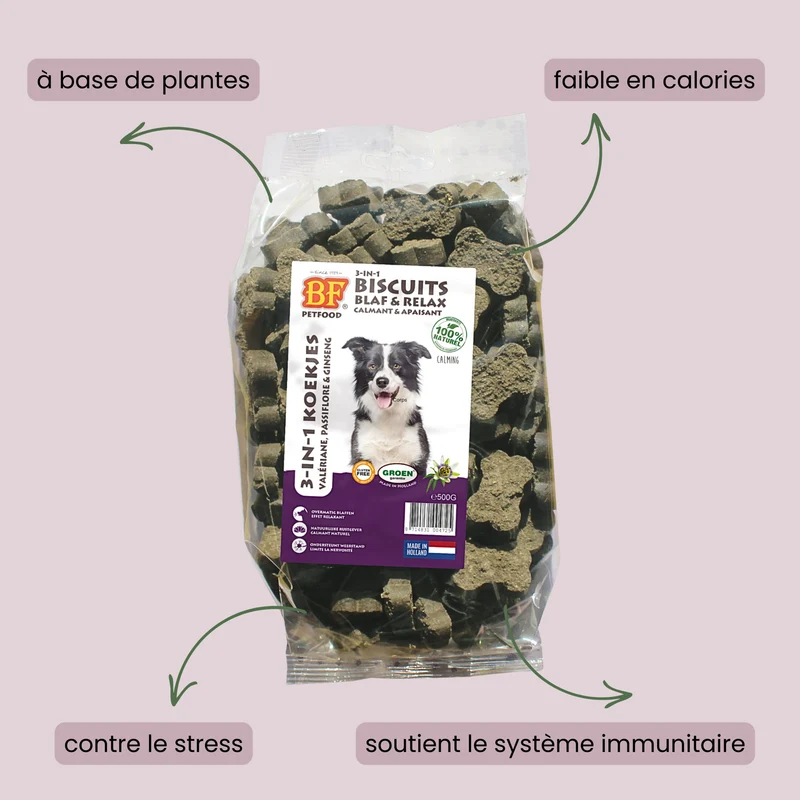 Biscuits relax pour chien calmants et apaisants