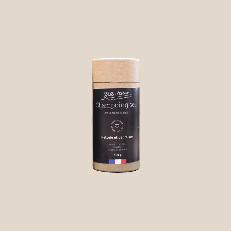 Shampoing sec pour chien et chat