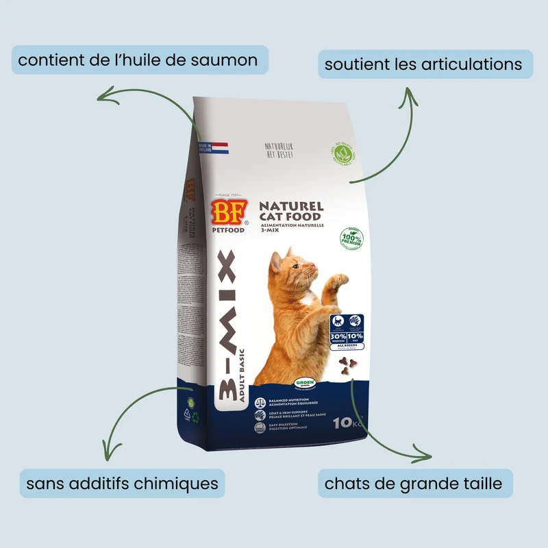 Croquettes pour chat adulte grande race