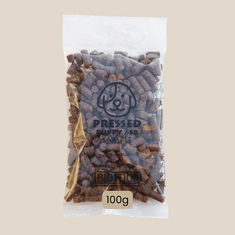 pour chiot et chien adulte -10kg échantillon de croquettes pressées (100g) - 1014