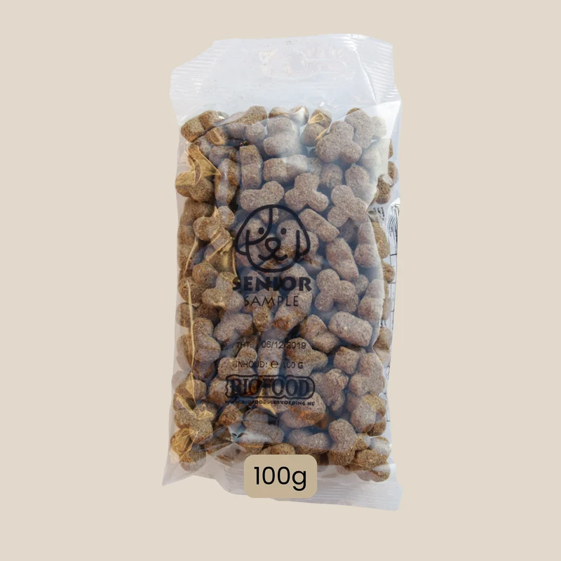 Pour chien senior +10kg- échantillon de croquettes (100g) -1300