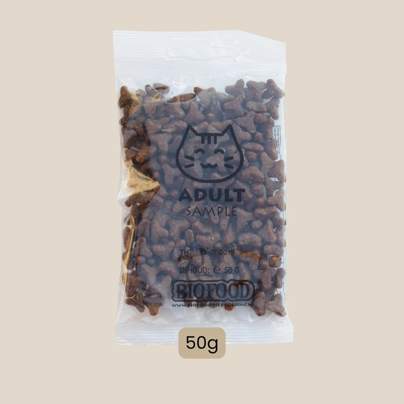 pour chat adult, poulet sans céréales, échantillon de croquettes (50g) adult - 1510