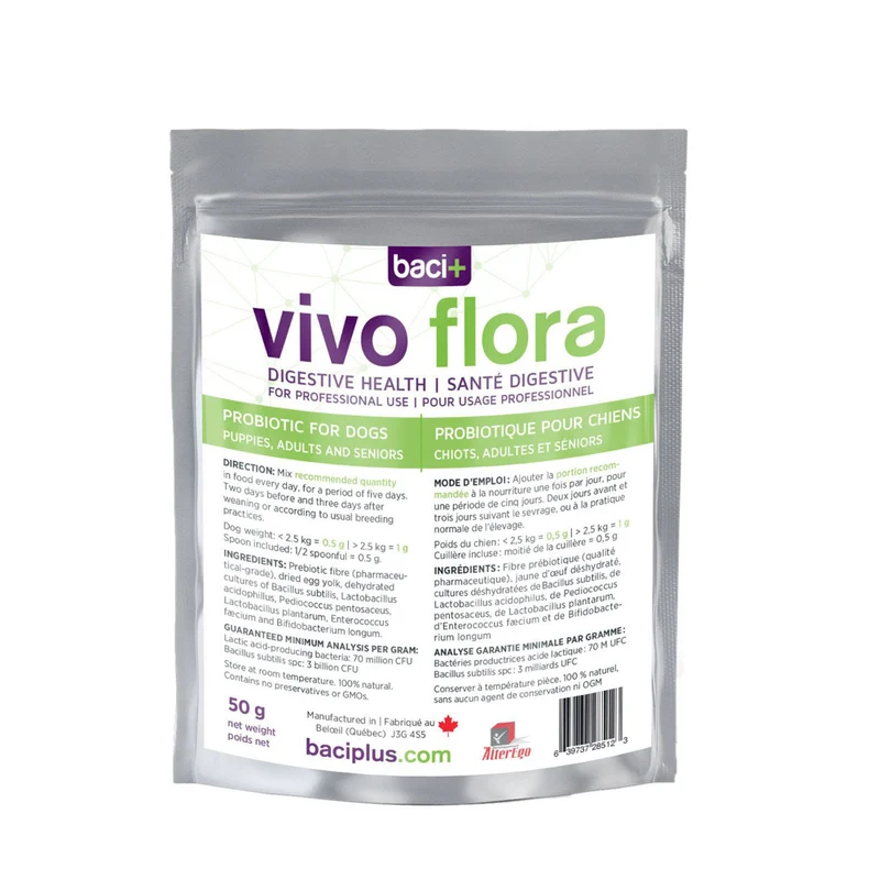 BACI+ Vivoflora pour Chien 50g