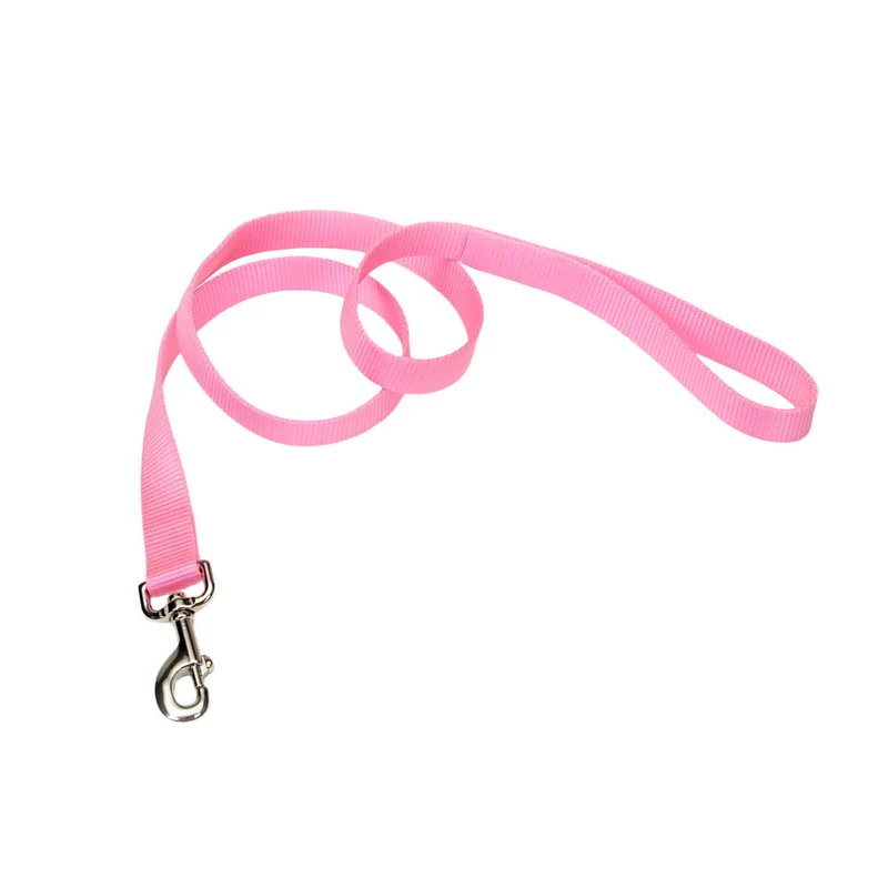 *COASTAL Laisse Nylon Web 1x48" Rose Vif