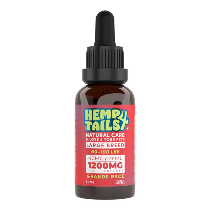 HEMP 4 TAILS Huile de Chanvre Grande Race 1200MG 30ml