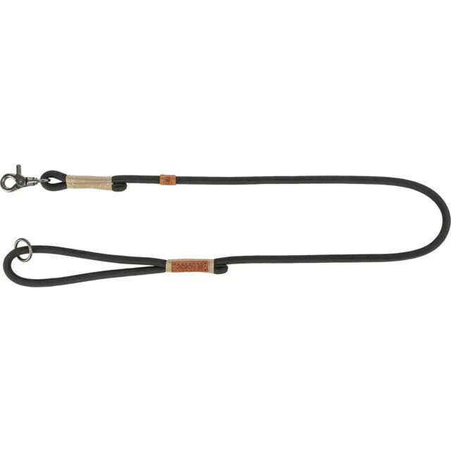 *BE NORDIC Laisse Corde Tressée S/M Noir
