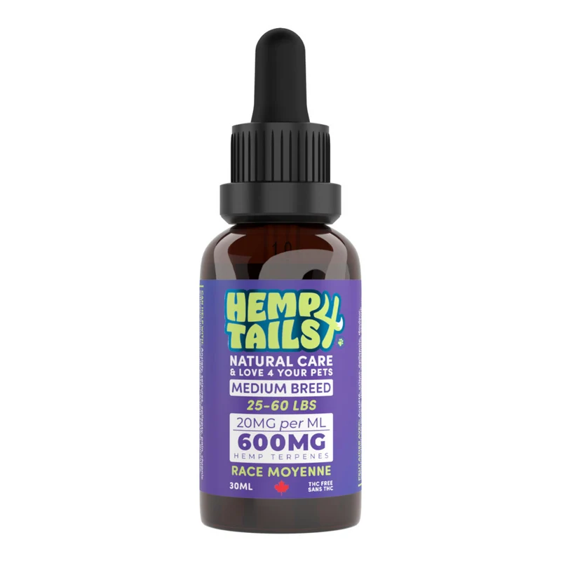 HEMP 4 TAILS Huile de Chanvre Moye Race 600MG 30ml