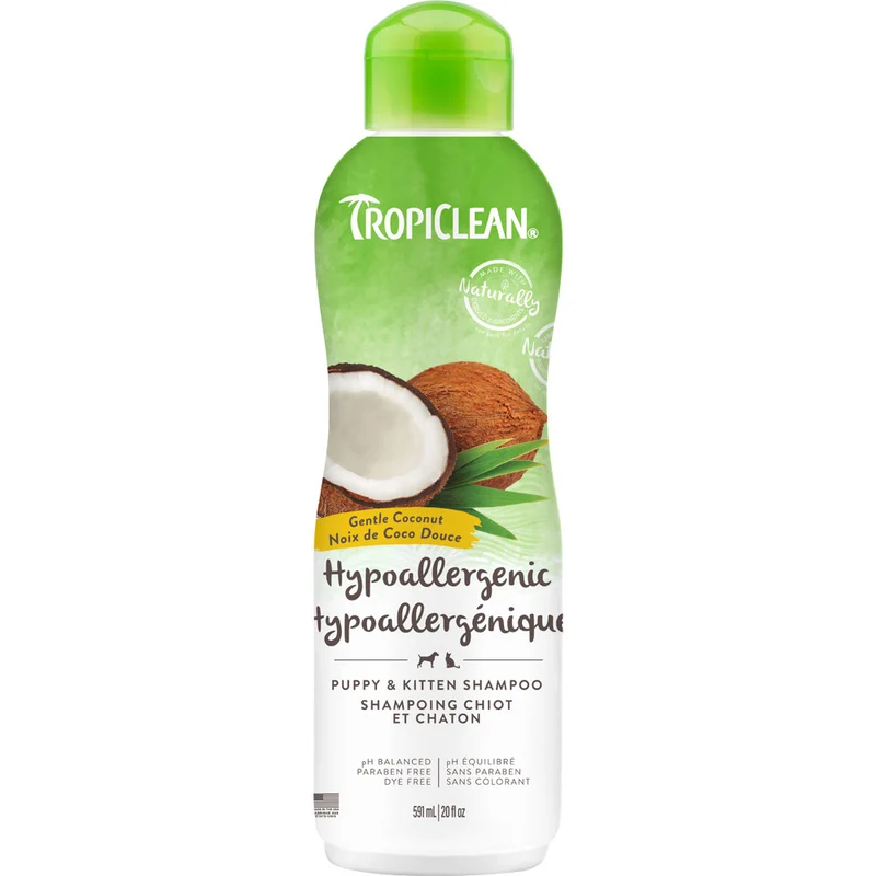 TROPICLEAN Shampoing Chiot & Chaton 20oz