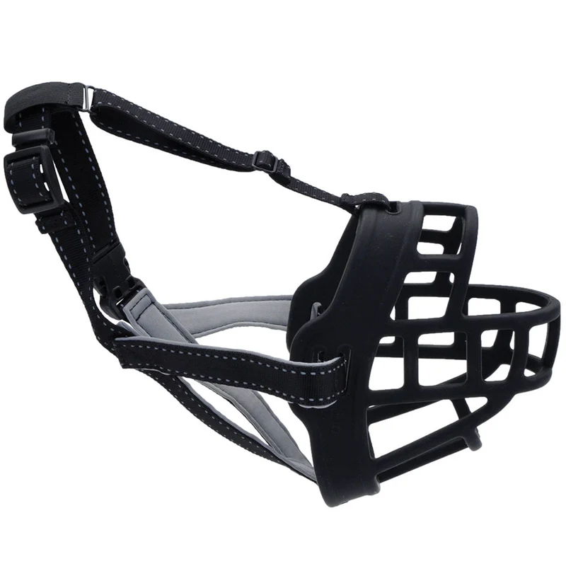 SOFT BASKET Muselière Silicone Souple #6 Noir
