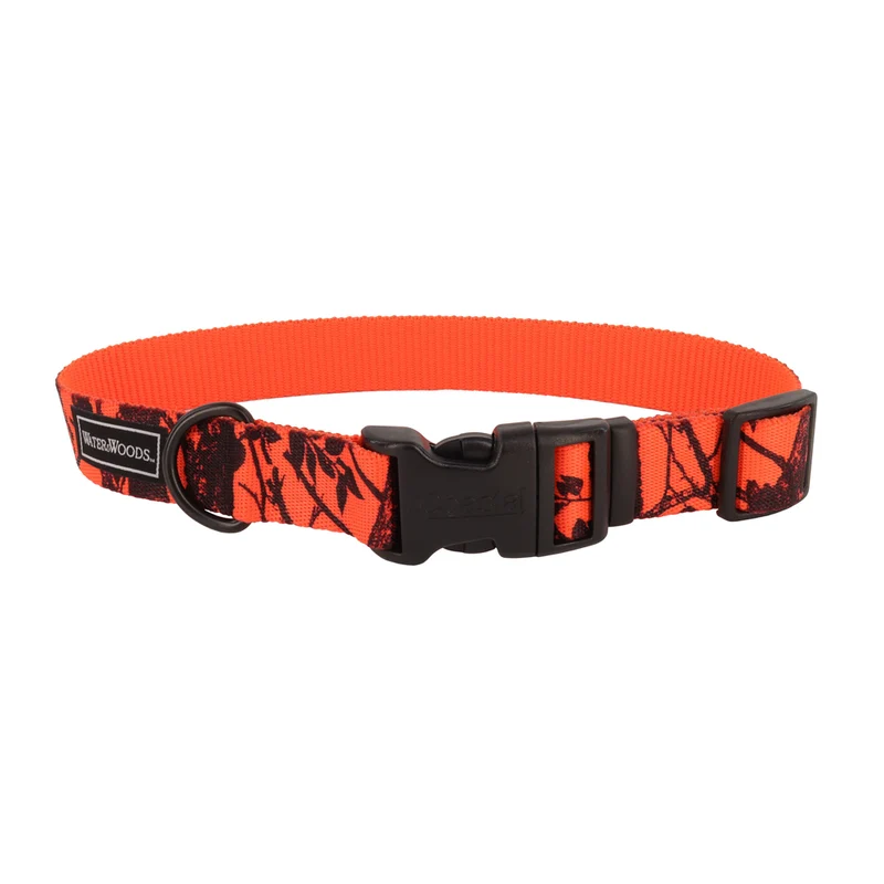 WATER & WOODS Collier Nylon Aj. 1x18-26" CTO