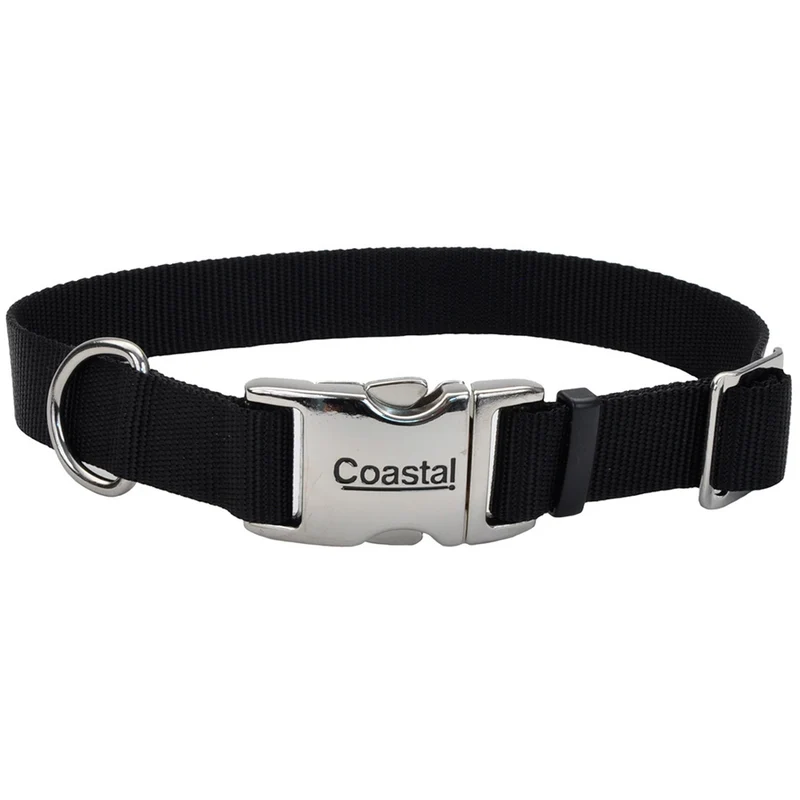 TITAN Collier Nylon Boucle Métal 3/4x14-20" Noir