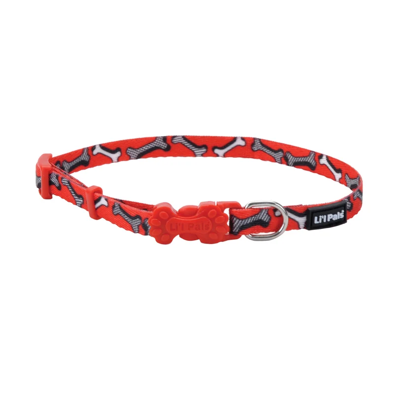LI'L PALS Collier Nylon 3/8x6-8" RWB