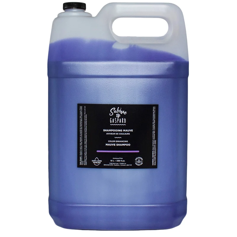 SABINE & GASPARD Shampoing Mauve Aviveur de Couleurs 10L