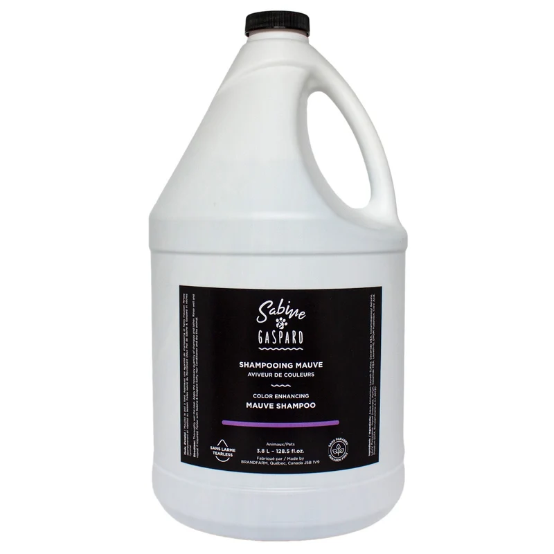 SABINE & GASPARD Shampoing Mauve Aviveur de Couleurs 3.8L