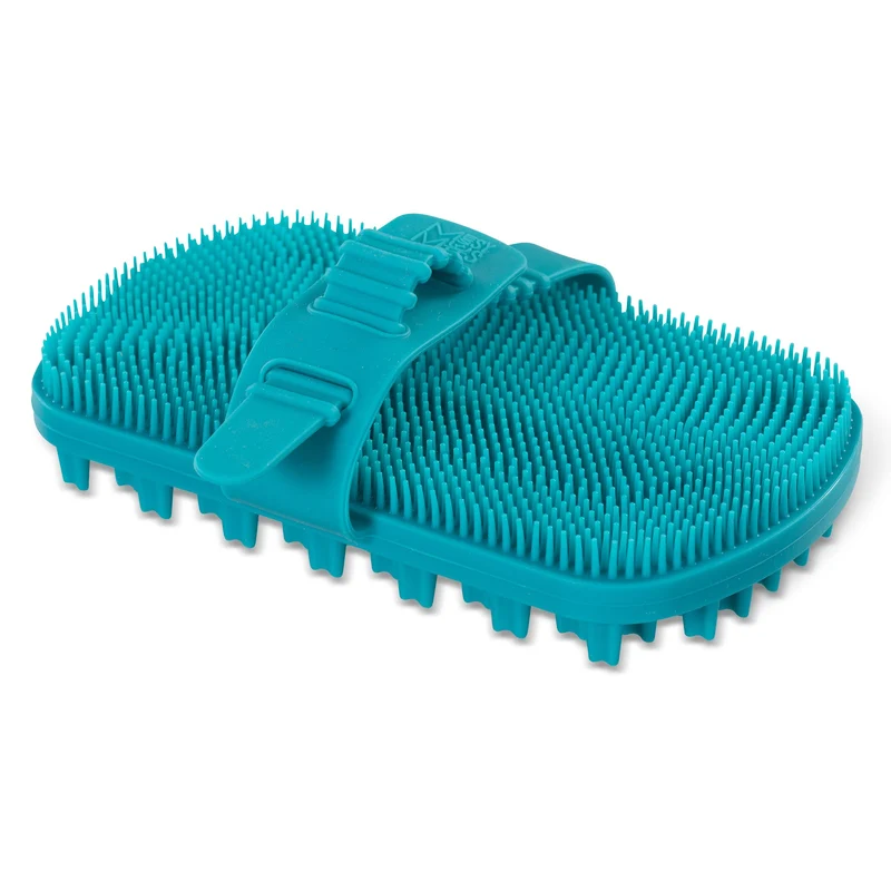 MESSY MUTTS Brosse Double Face Bleu
