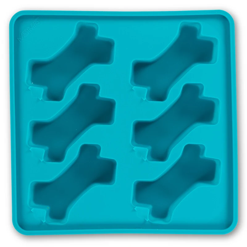 MESSY MUTTS Moule à Sucettes Glacées 6 Os Bleu