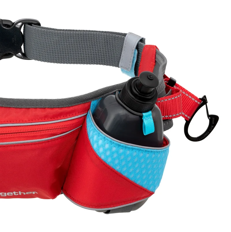 KURGO Ceinture Excursion On-Trail 25-45" Rouge & Bleu