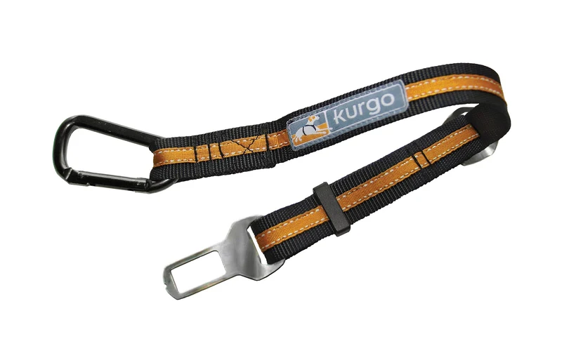 KURGO Attache Ajustable Voiture Noire & Orange