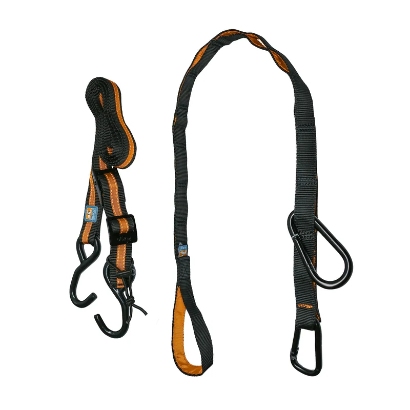 KURGO Attache Tyrolienne Voiture Orange & Noire