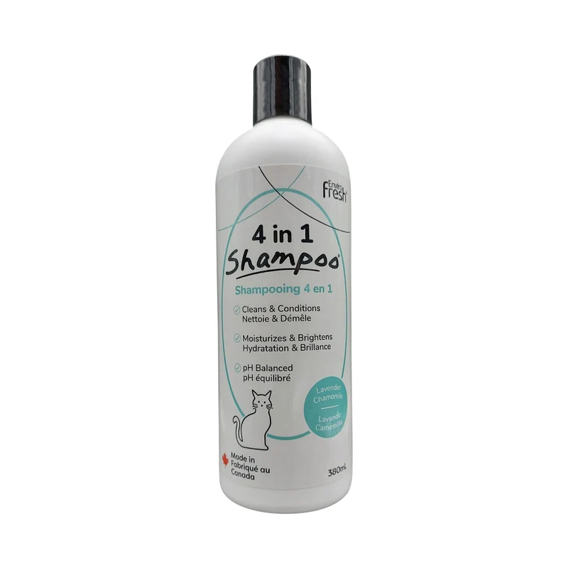 ENVIROFRESH Shampoing Chat 4 en 1 Lavande & Camomille 380ml